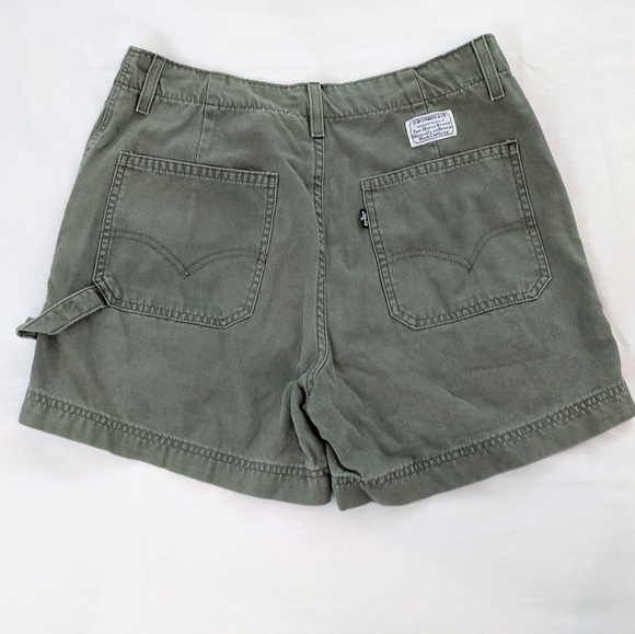 Levi's Pants - VTG Green High Waist Levi's Green Cargo Shorts